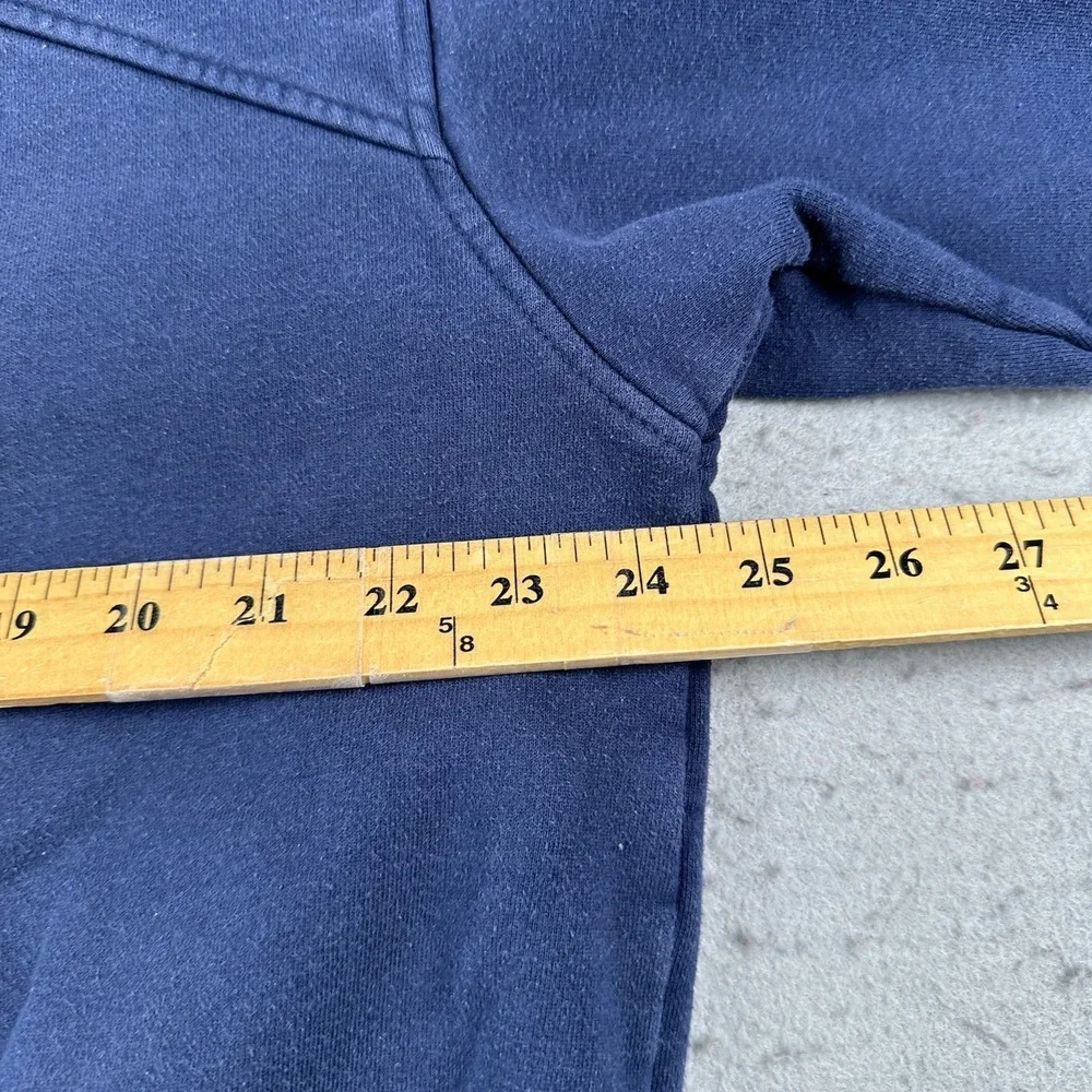Vtg‎ Nike Michigan University Hoodie Men's Large Navy Blue Center Check Pullover
